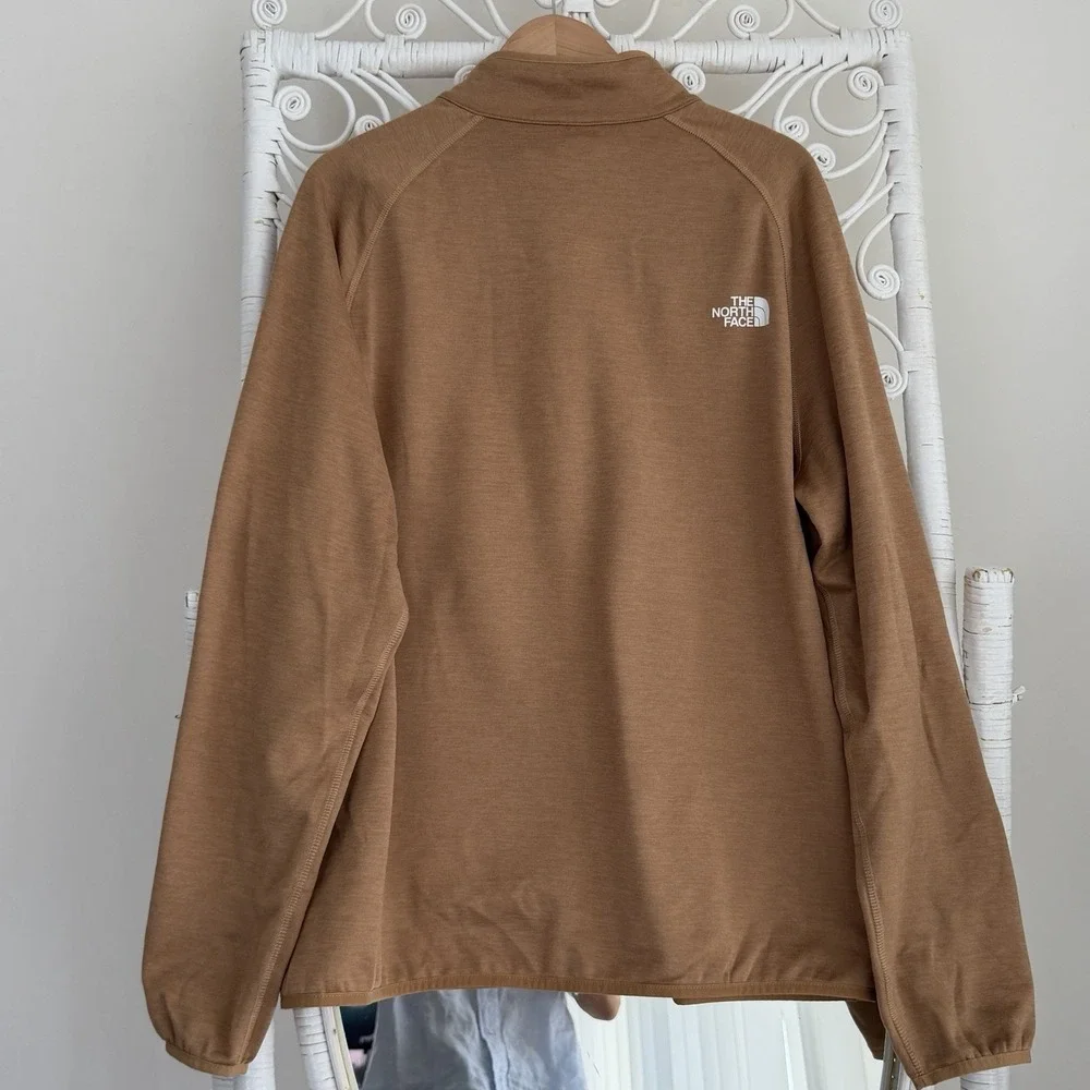 The North face Canyonlands Jacket Mens XL Brown Fleece Full Zip Almond Butter